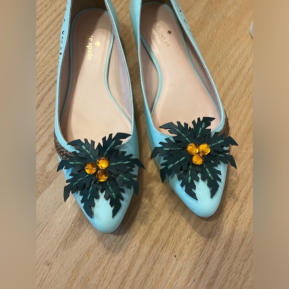 Kate Spade I Need a Vacation Leather Flats - Picture 2 of 9